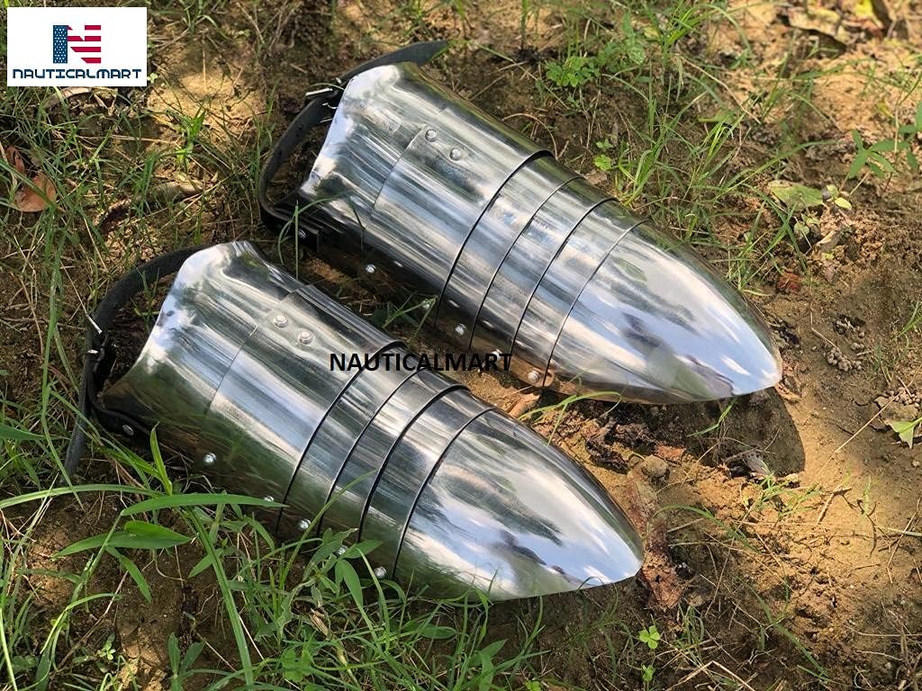 Nautical-Mart Gothic Armor Shoes Medieval Steel Sabaton - Halloween Costume