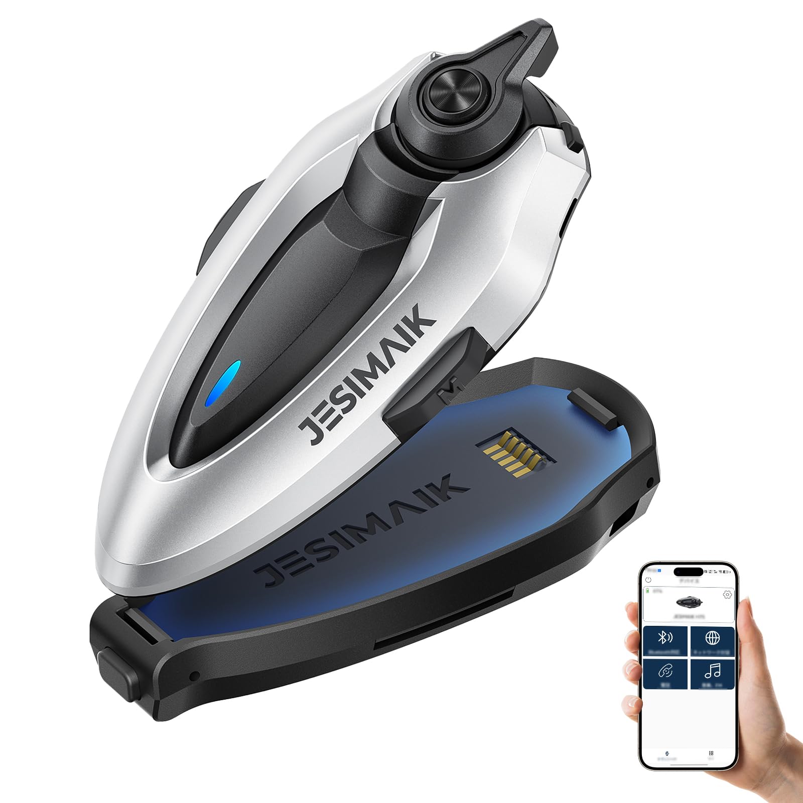 Amazon.co.jp: JESIMAIK バイク インカム H7S バイク用インカム
