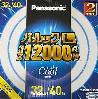 ここみるく Amazon | パルックL 蛍光灯 丸形・スタータ形 32形+40形 クール