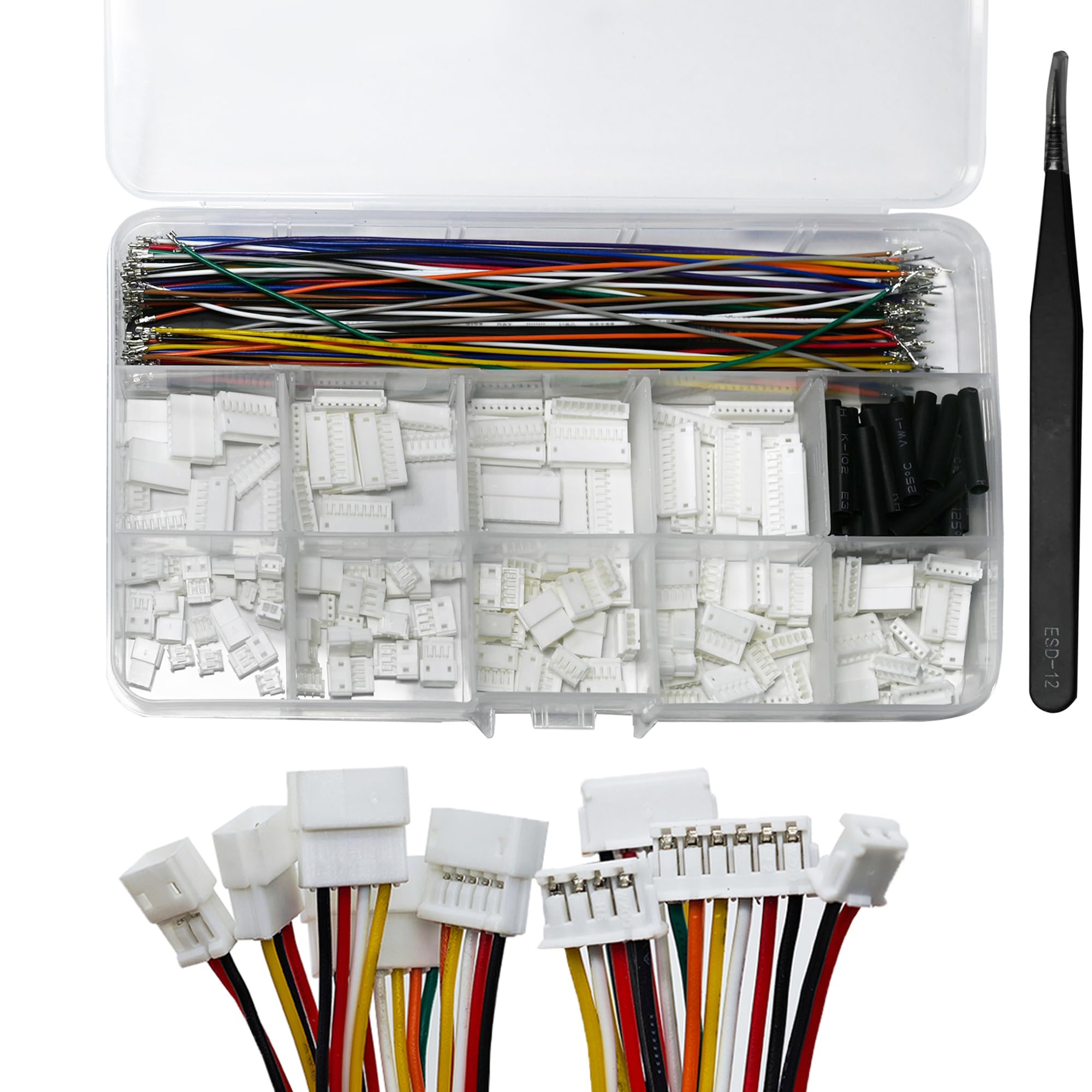 Amazon.com: XUGERIP JST ZH1.5MM Connector Kit, 2 3 4 5 6 7 8 9 10