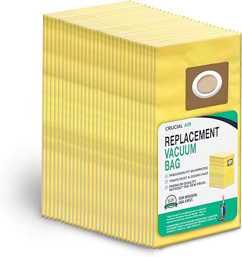 Think Crucial Recambios para bolsas de aspiradoras Hoover HushTone con recipiente # de pieza AH10243, se adapta a los modelos CH54013, CH54015,