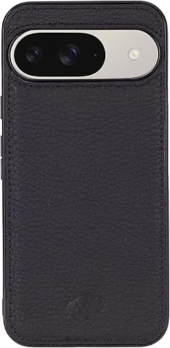 Miniatura 4 de BLACKBROOK Carter - Funda tipo cartera para Pixel 9 para hombres y mujeres, juego 2 en 1 de cuero de grano completo para carga inalámbrica