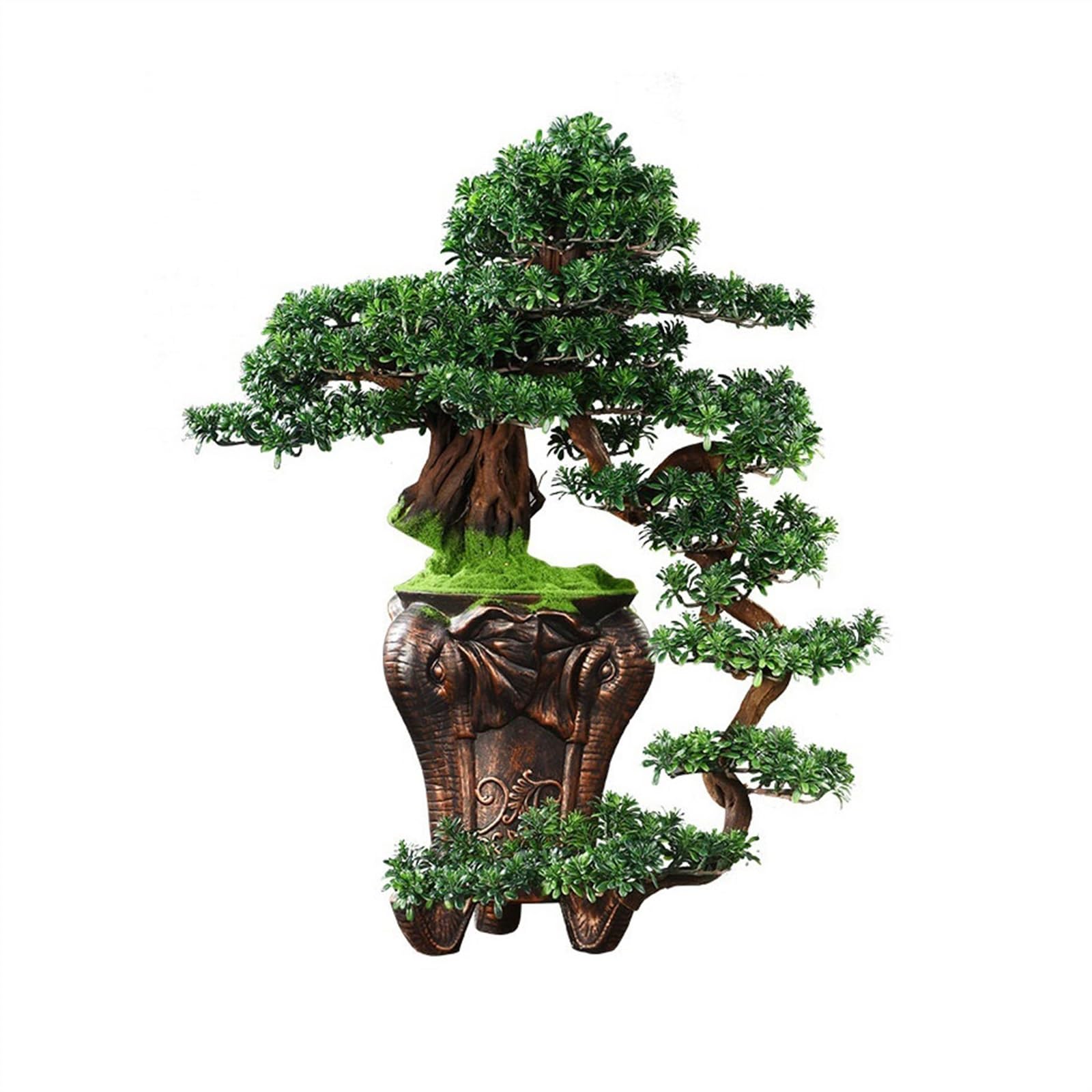 IUokLU Artificial Bonsai Tree Artificial Greenery Decorations Simulation Bonsai Office Living Room Entrance Decoration Opening, Housewarming Gift Ornaments Artificial Tree