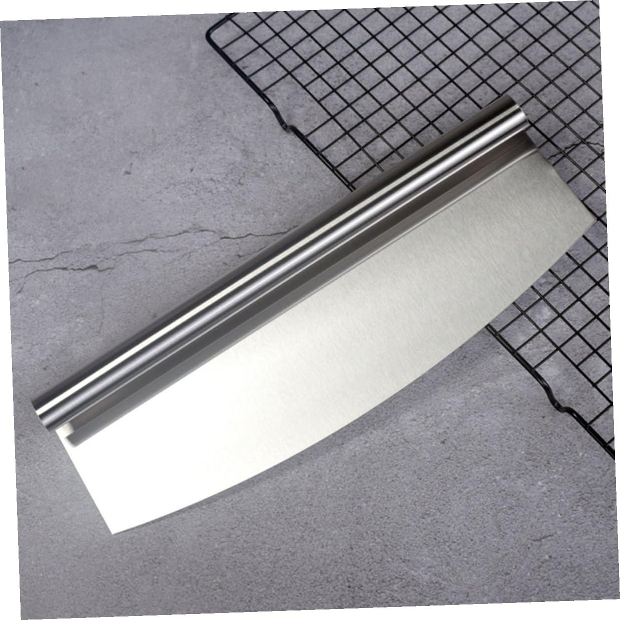 Pizza Cutter Tool Stainless Steel Pizza Spatula Set with Pp Cover Multifunctional Semi-circular Blade and Kitchen Use