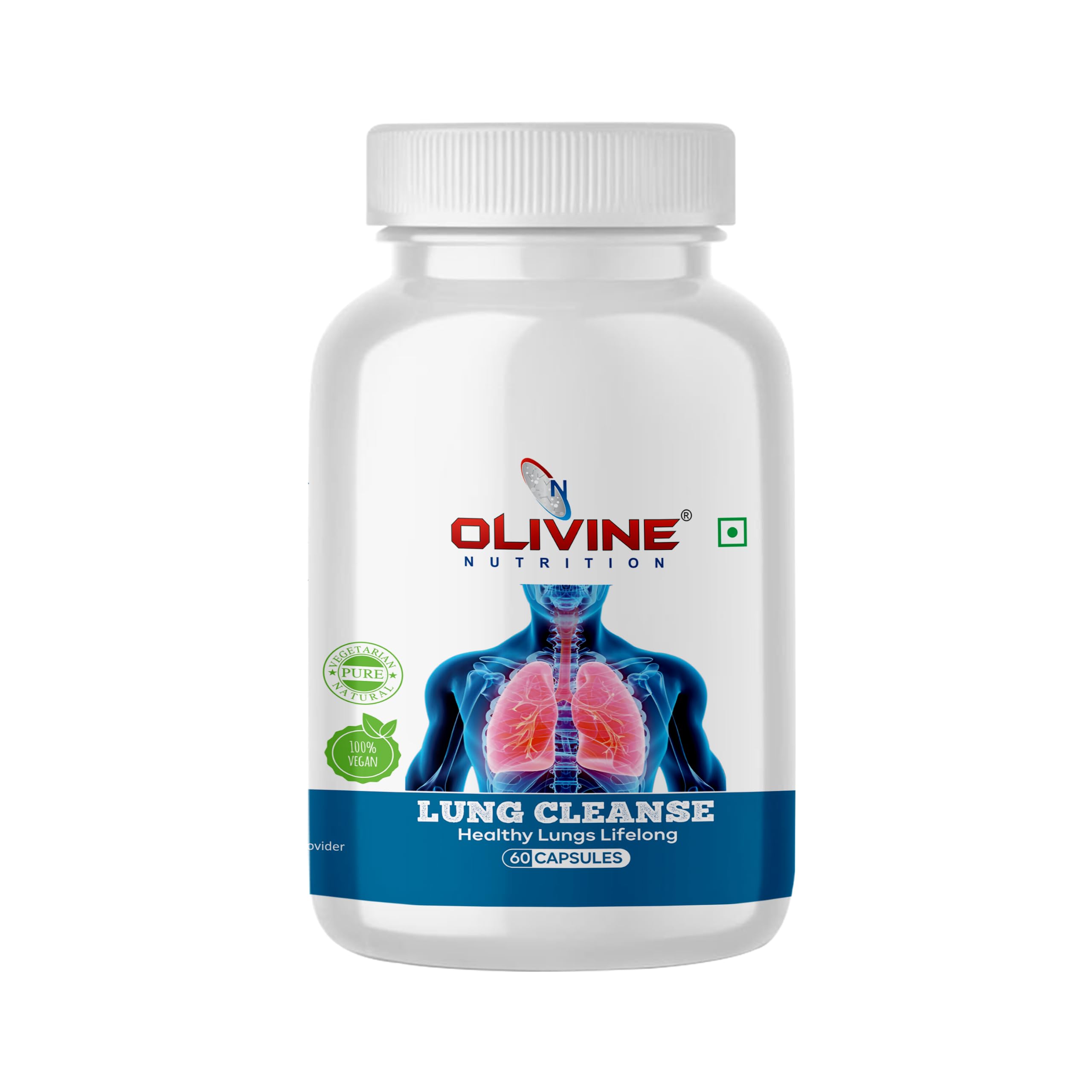 Lung Cleanse Capsules | Herbal Wellness Supplement with Pushkarmool, Pippali, Mulethi, Ginger, Vasaka & Black Pepper | Vegetarian | 60 Capsules-image-13
