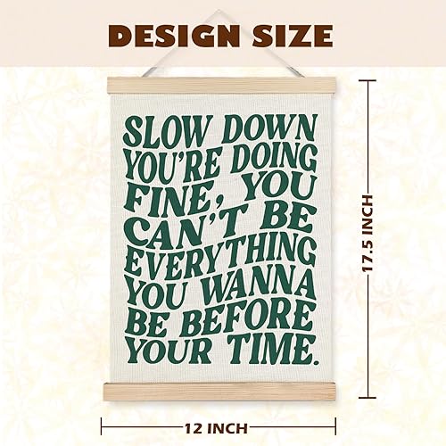 Miniatura 6 de LUVADIAN Arte de pared con letras de canciones, marco retro de los años 70, decoración de pared moderna para el hogar, estudio, dormitorio,