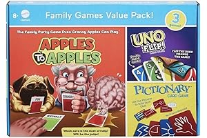 Mattel Kids Games Value Pack (Kids Against Maturity, Apples to Apples, Cranium)