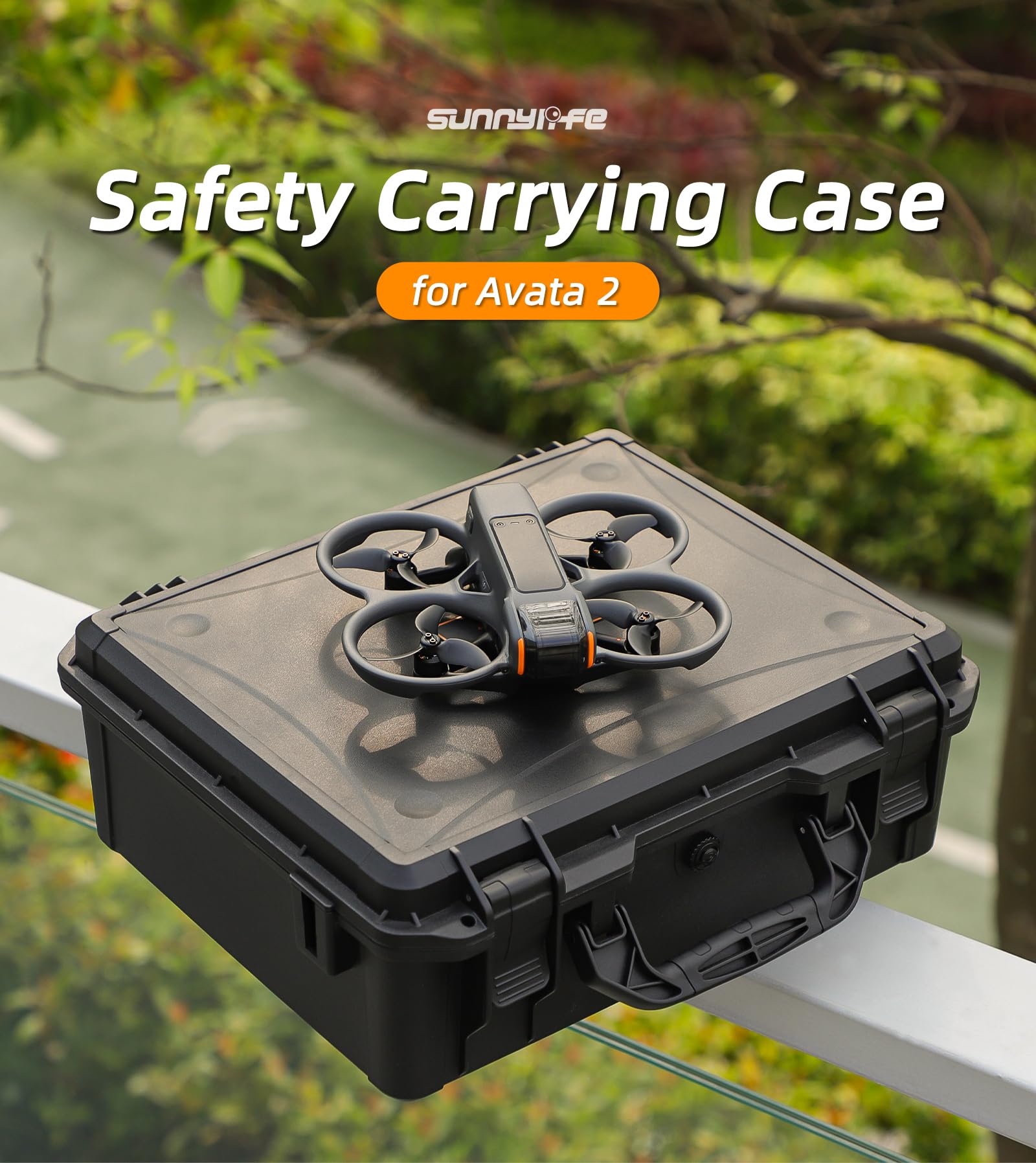 BeisDirect Custodia rigida per DJI Avata 2 Drone Combo, custodia di sicurezza impermeabile Avata2 Drone Carry Case Custodia Custodia per Goggles 3, Motion Controller 3 & FPV Remote Controller