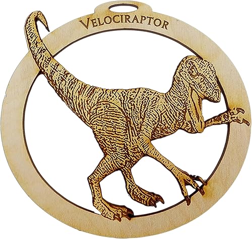 Miniatura 1 de Personalized Velociraptor Ornament - Unique Velociraptor Christmas Tree Ornament