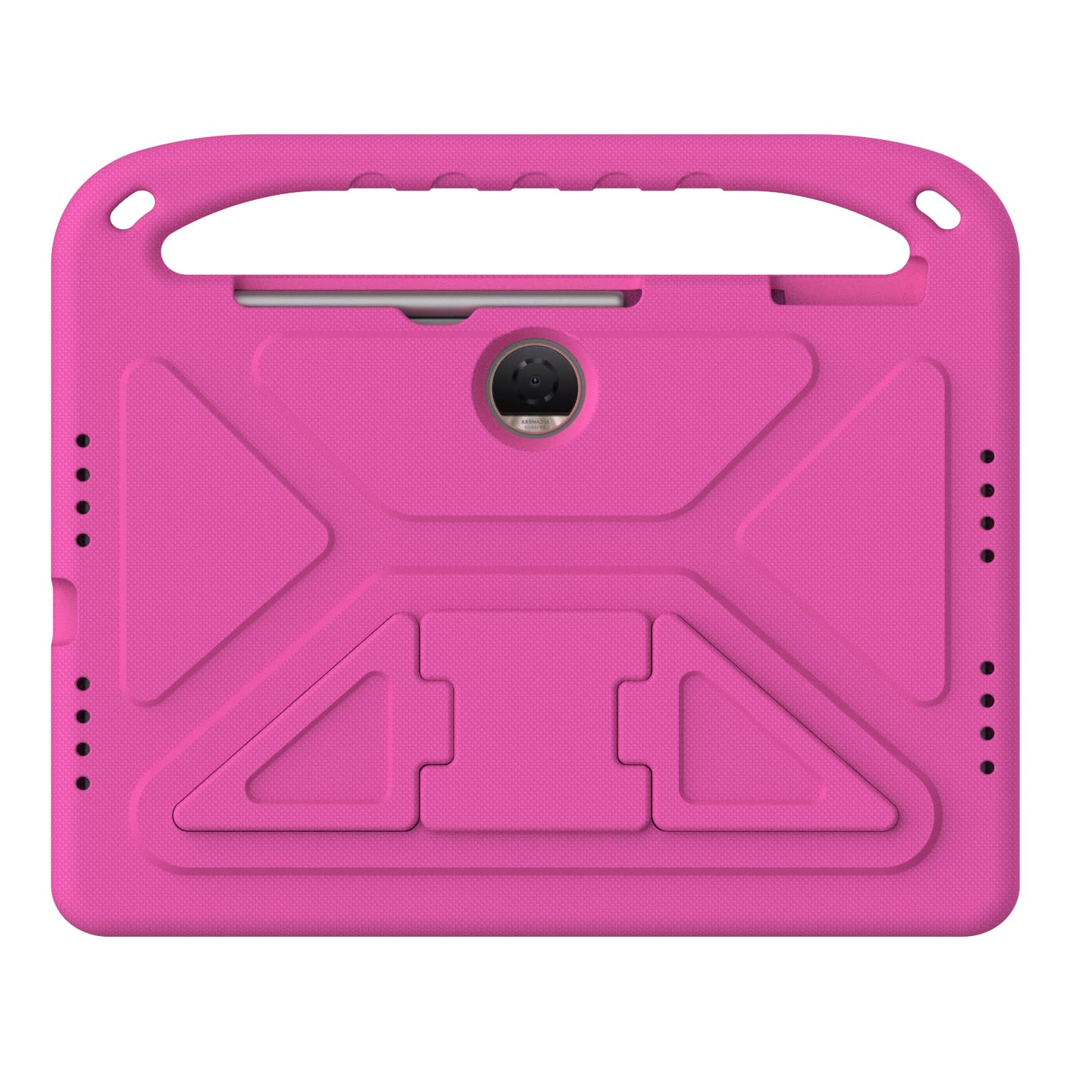 Case For Honor Pad 9 12.1 Inch, Kids Cartoon Protective Cover With Handle Stand Pencil Slot Lightweight Shockproof Cover For Honor Pad 9 12.1 Inch Pink