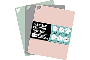 Colorful, Flexible, Extra Thick Cutting Board Set