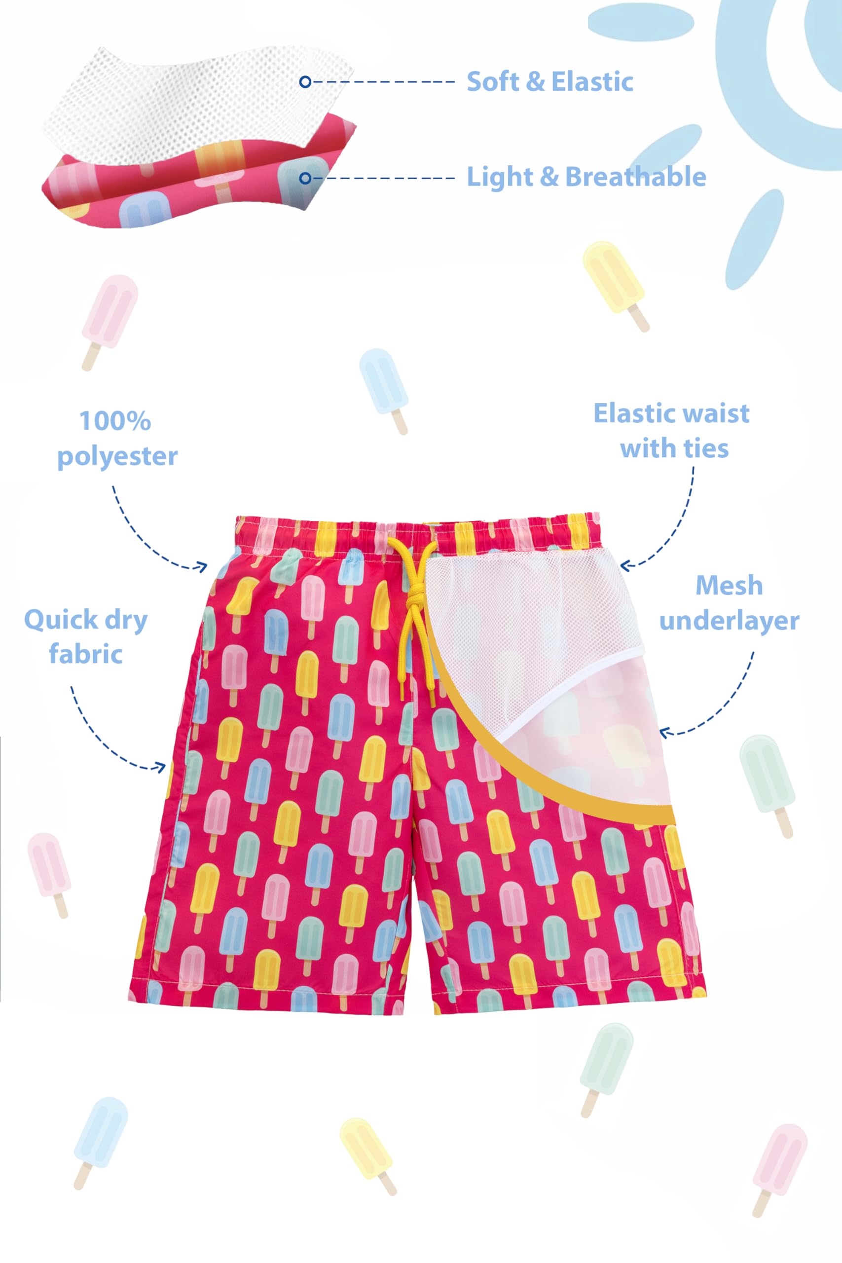 Lilax Jungen Badehose Kleinkind Jungen Badeshorts Badeanzug Bademode