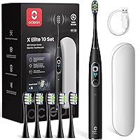 Spazzolino elettrico Oclean X Elite 10 Set, Spazzolatura personalizzata AI