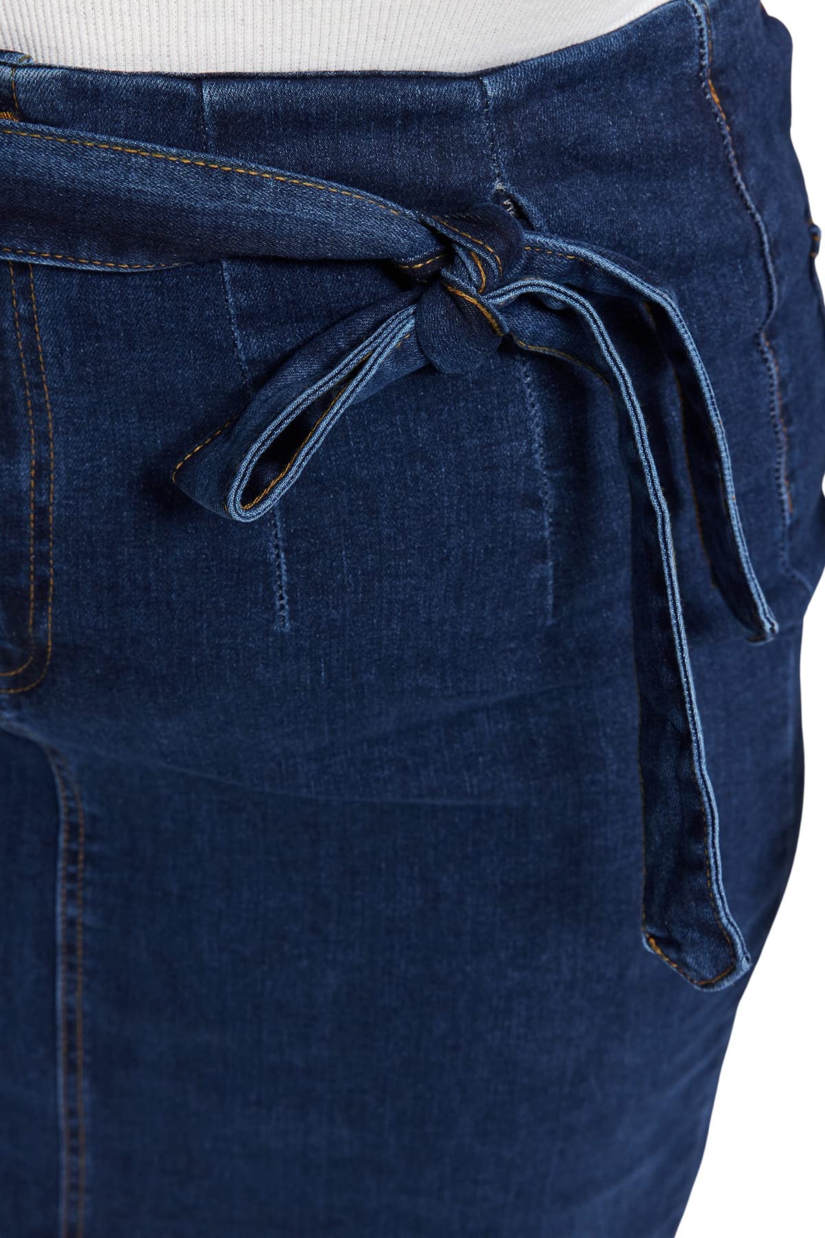 Trendyol Matita da Donna Regular Fit Denim Plus Size Gonna