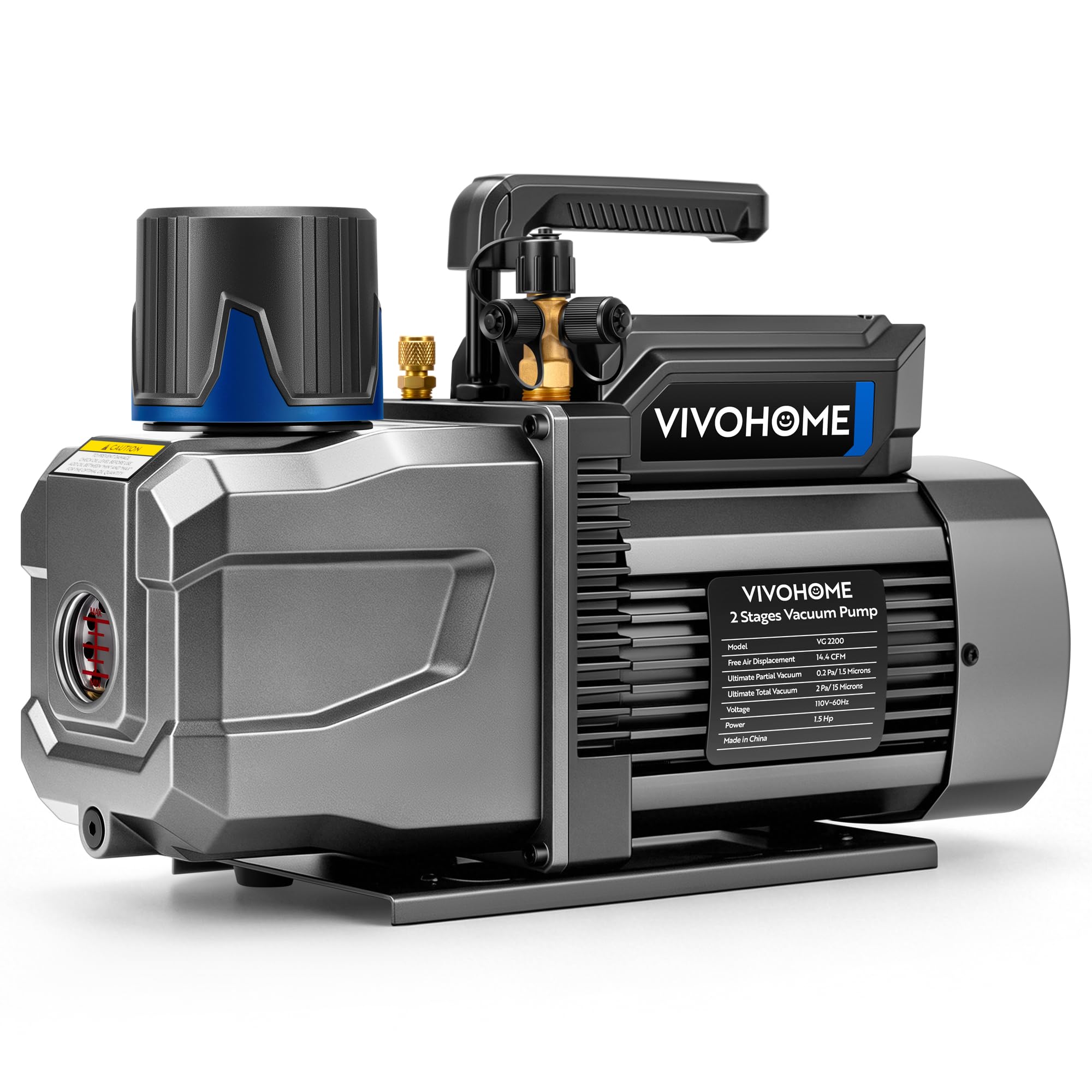 Photo 1 of VIVOHOME 1.5 HP HVAC Vacuum Pump - 14.4 CFM