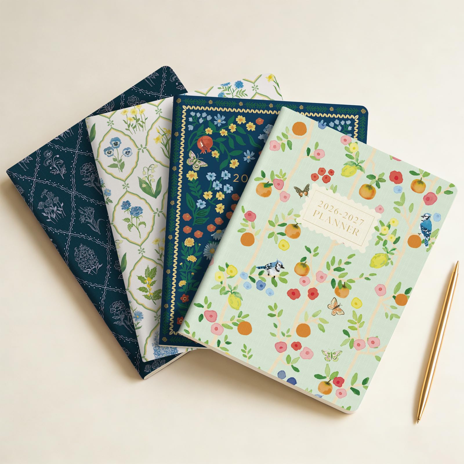 Jotsome - Agenda mensile 2026-2027, 18 mesi, da gennaio 2026 a giugno 2027, 21,6 x 27,9 cm, rilegatura da cucito, copertina morbida, planner personale giornaliero mensile per piano scolastico, studio