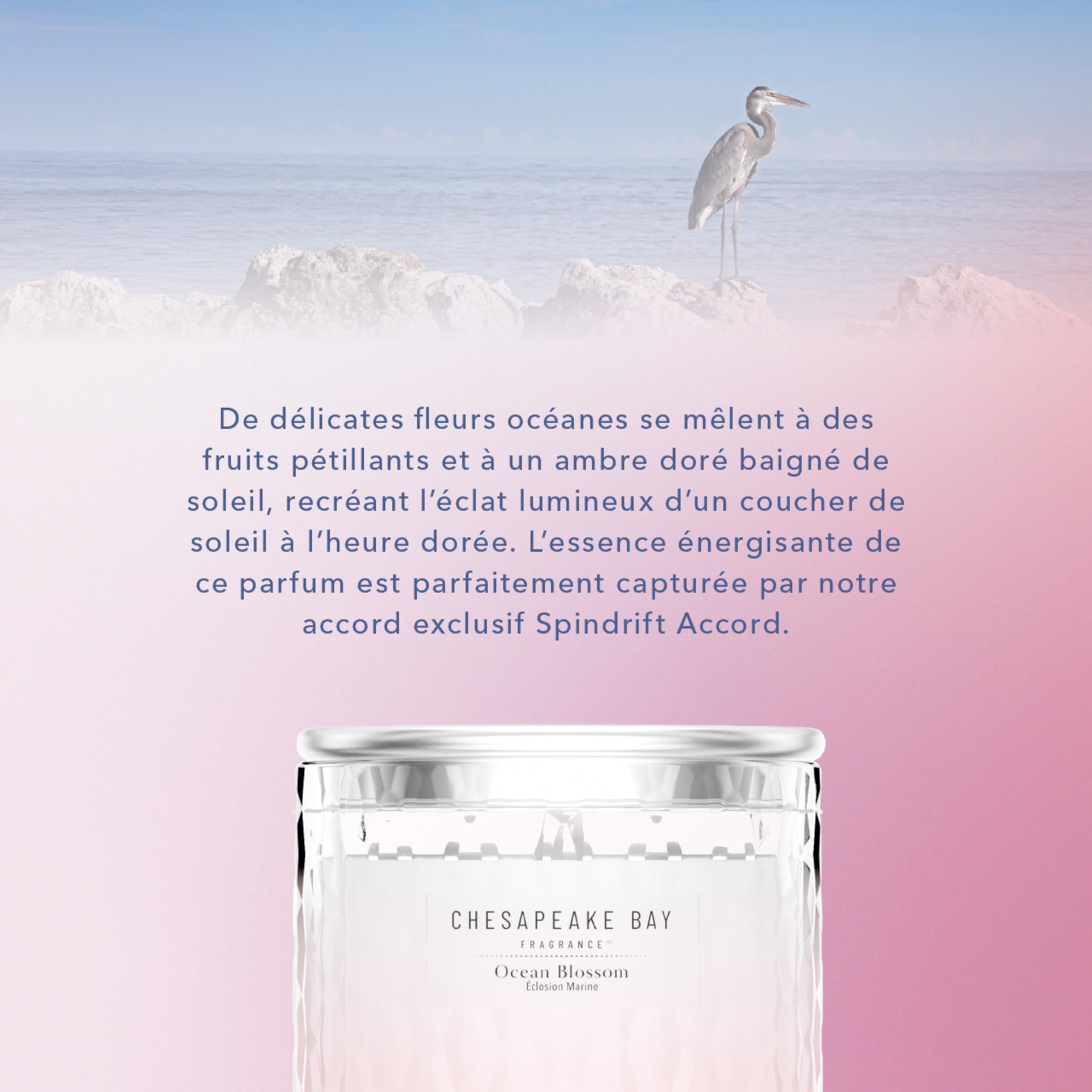Chesapeake Bay | Diffuseur de parfum à bâtonnets | Fleur d’océan | Superbe cadeau pour les femmes