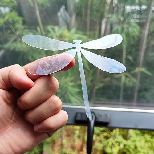 Miniatura 2 de Calcomanías holográficas para ventana para ataques de pájaros, calcomanías de vidrio anticolisión para ventana, evita que los pájaros golpeen