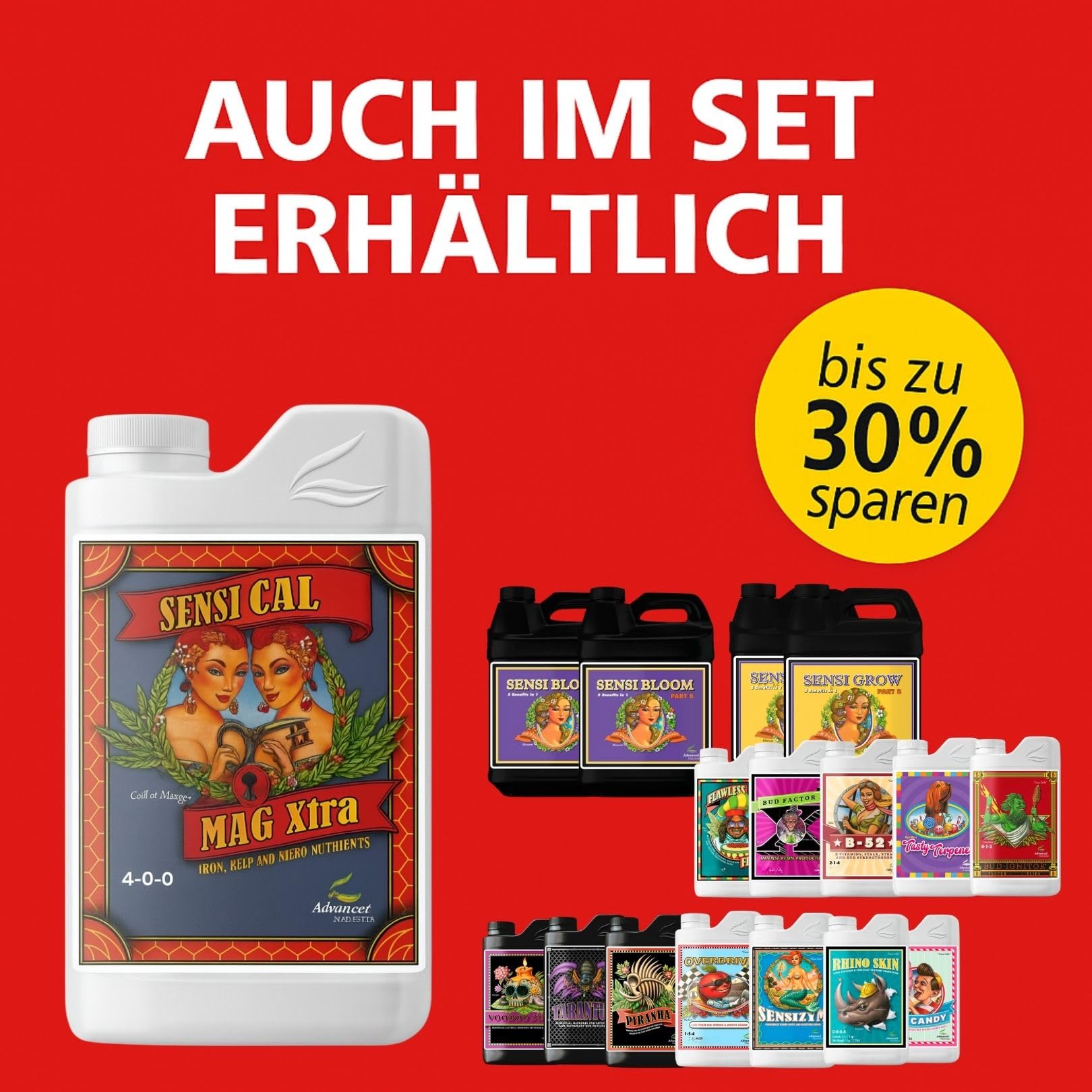 Weedness Advanced Nutrients Sensi Cal-mag XTRA 5 Liter - NPK Dünger Grow Anbau Indoor Erde Flüssigdünger Organischer Bio