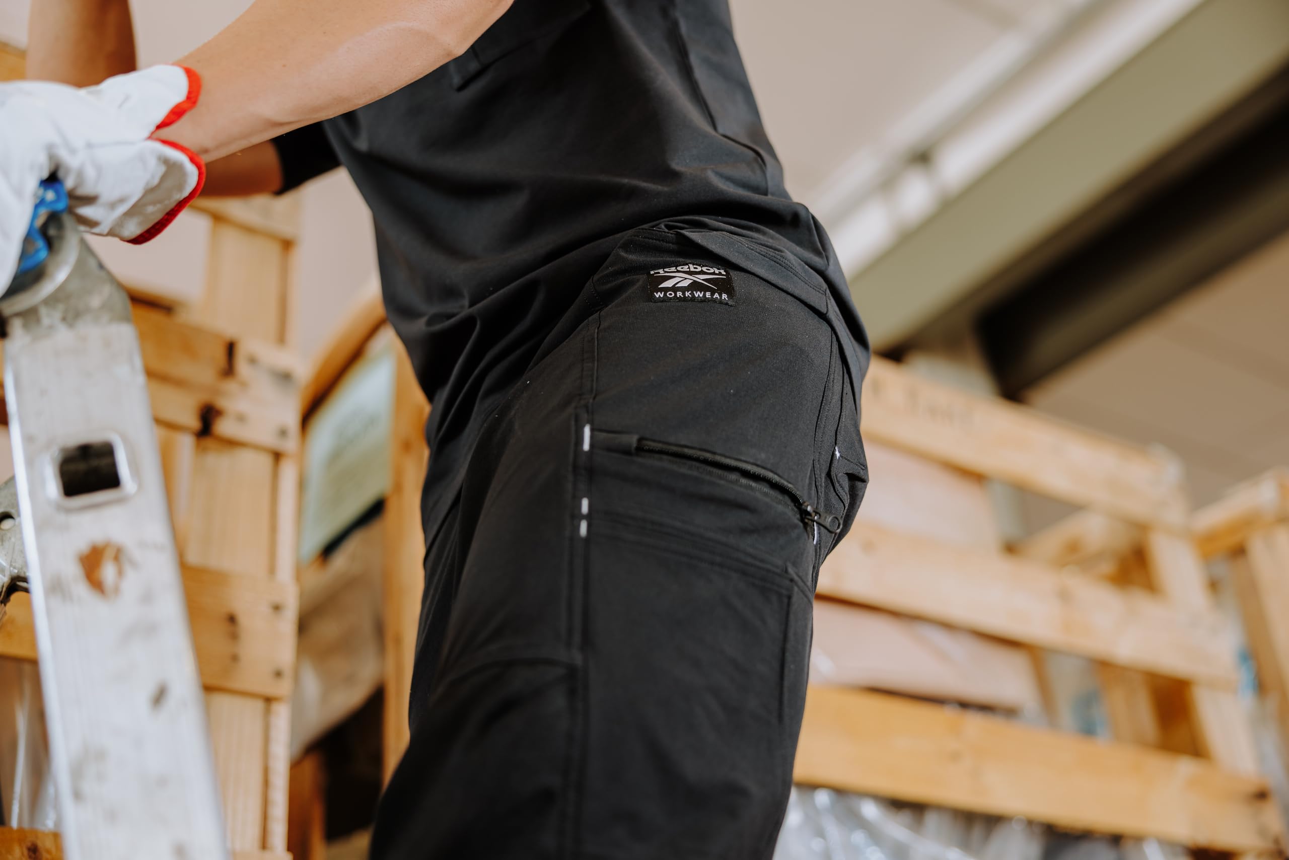 Reebok Pantaloni da Lavoro Neri