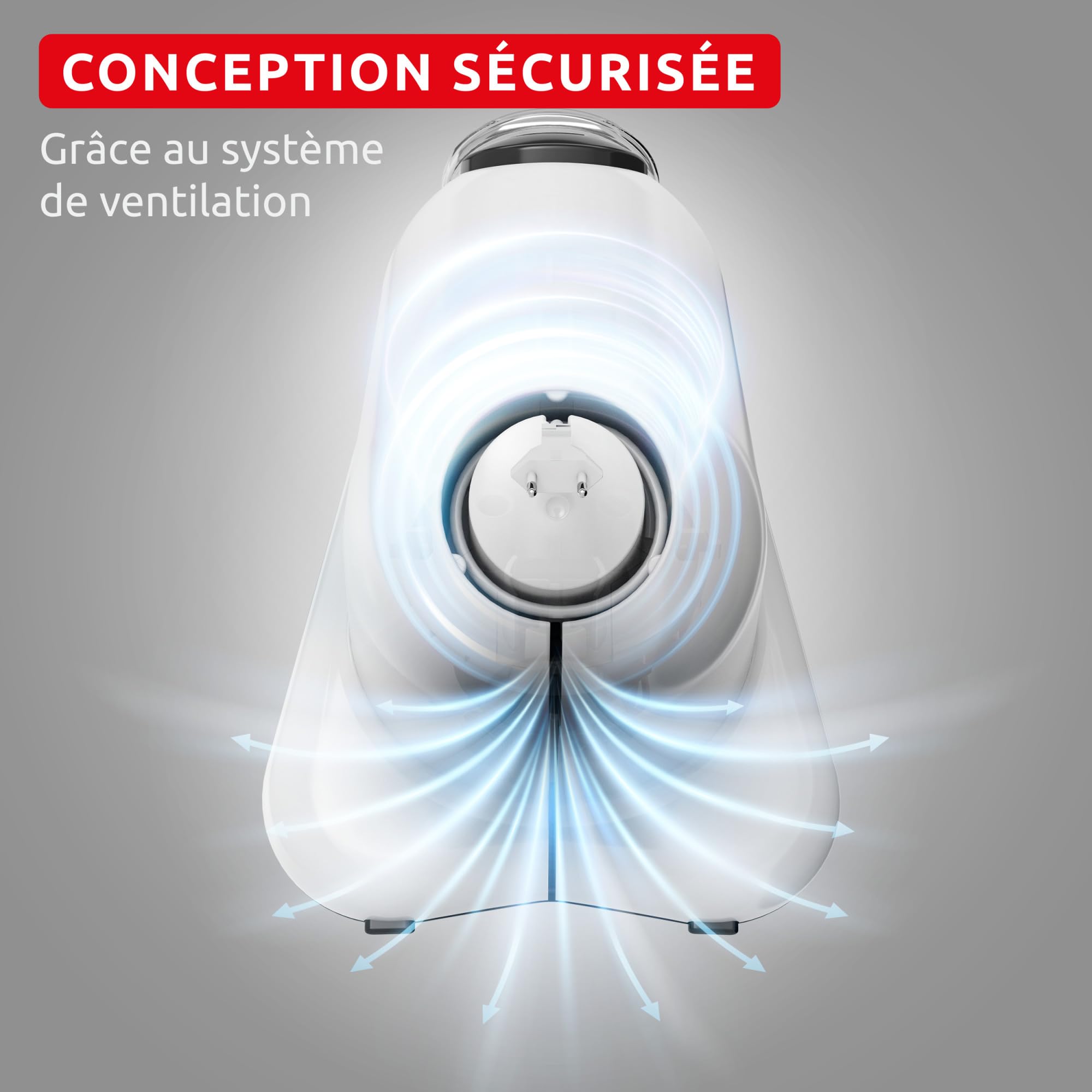 Moulinex Fresh Express, Découpe-légumes électrique, Service direct, Émincer-Trancher-Râper-Couper en forme ondulée, Gris, DK855HE0