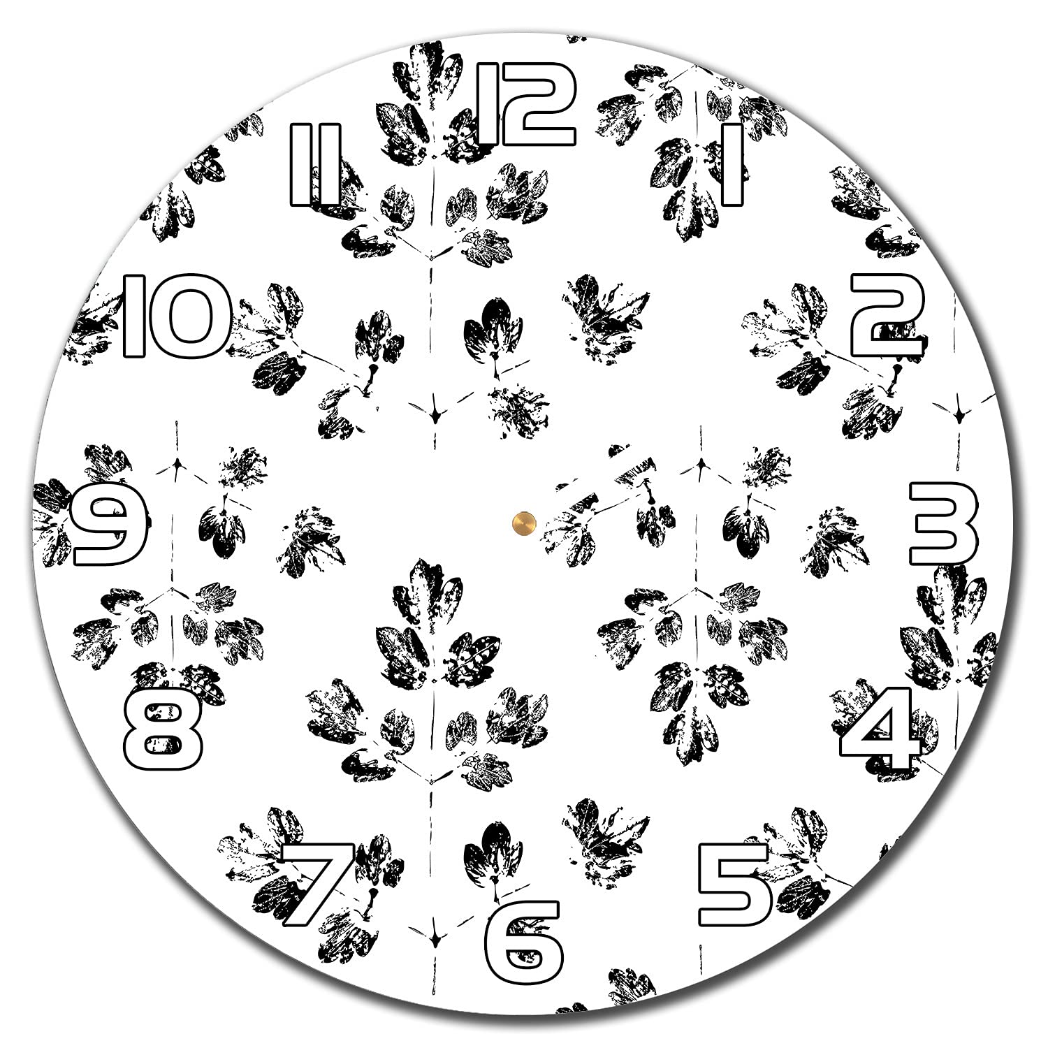 Horloge en verre sécurité 30 cm Coloray aux aiguilles blanches lisibles