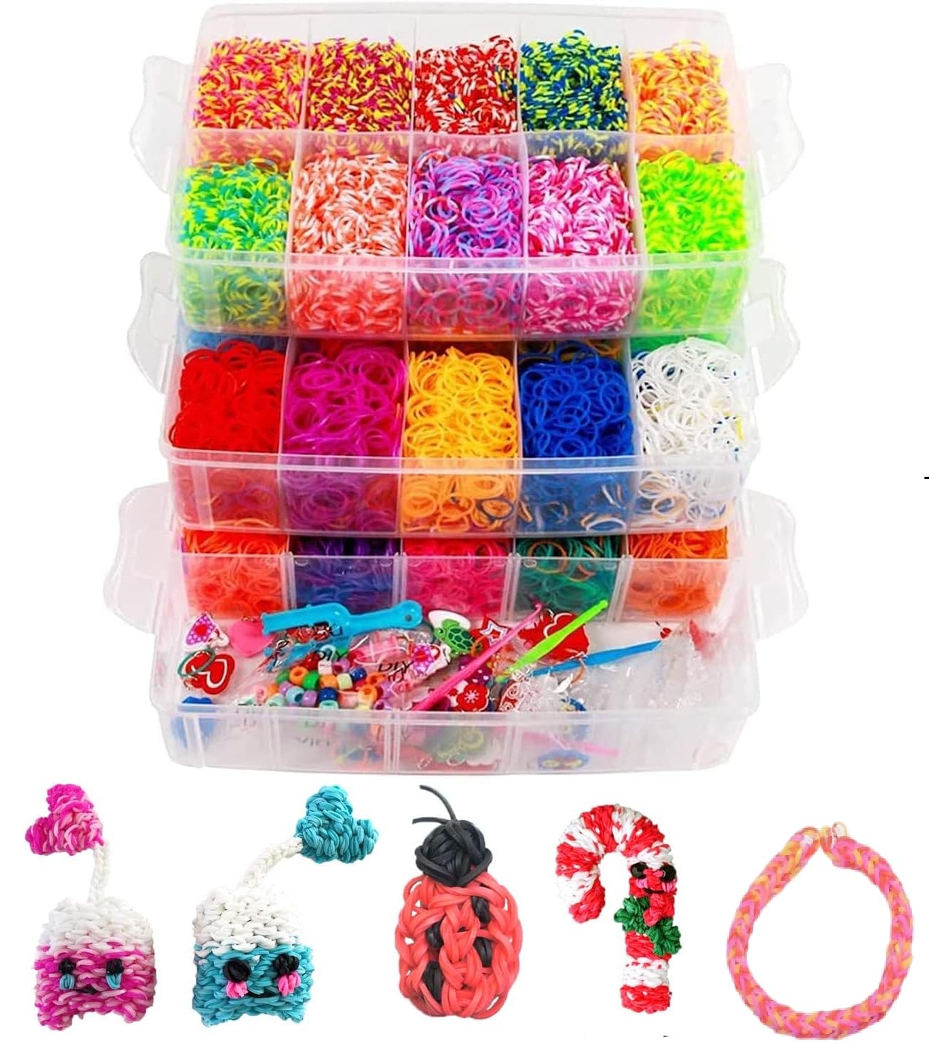 Sponsored Ad – BEONE Rubber Loom Bands Kit, (15000 Pieces)
