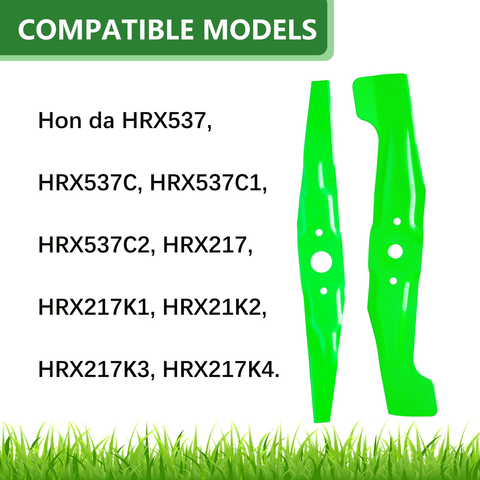 Paquete de 2 cuchillas de repuesto para cortacésped Bo Lens 742-04125 942-0611 942-04124 compatible con Cub Ca det to ro MTD LT1045 LT1046 LT1800 LX460 para cortacésped cubierta de 46 pulgadas
