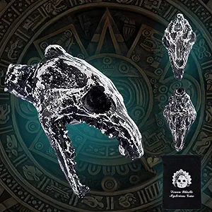 Screaming Aztec Death Whistle at High Decibel, The Dinosaur Skull Shape Authentic Human Scream Sound Death Whistle (Dinosaur Skull)