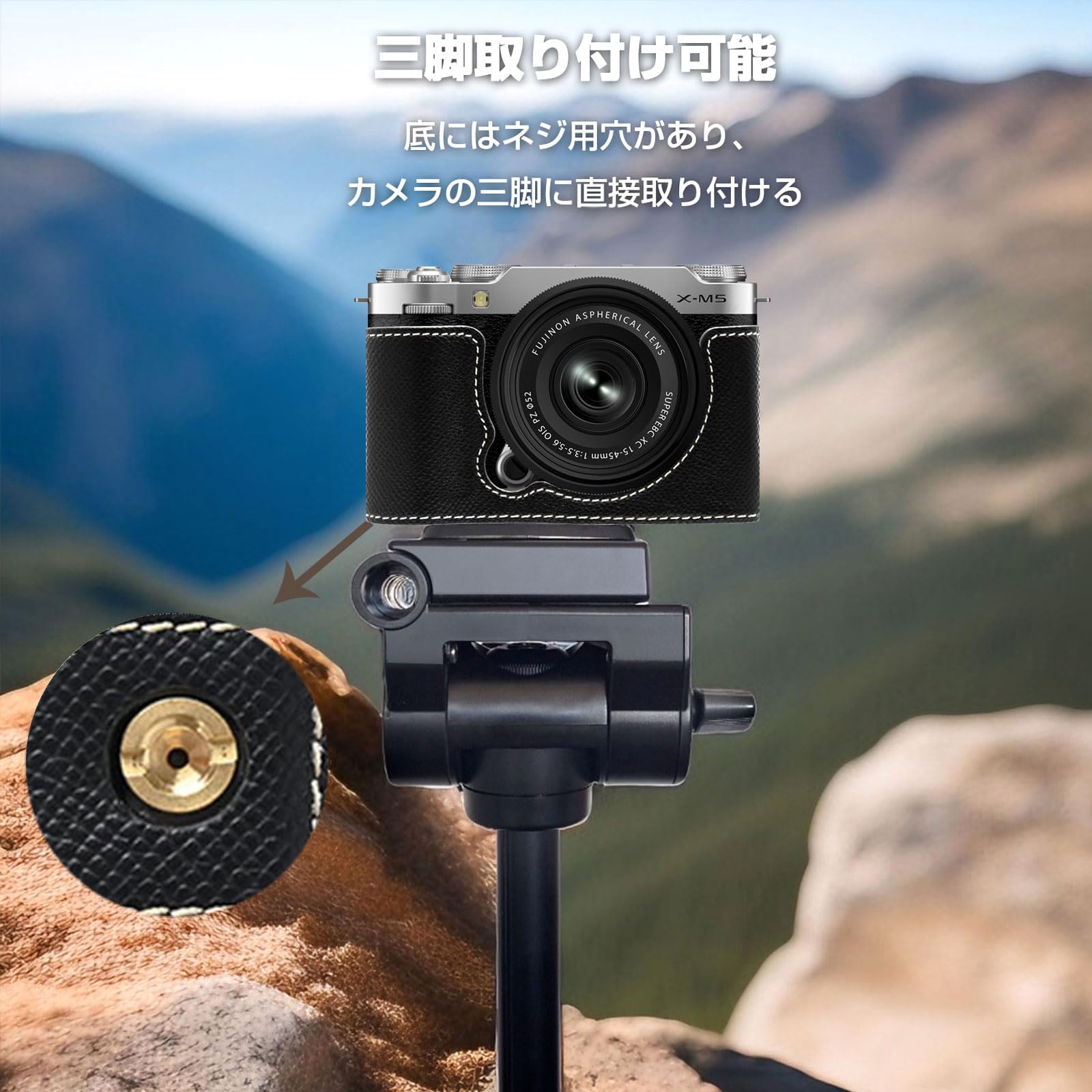 FUJIFILM XM5 ブラック レンズキット➕ハンドグリップ 富士