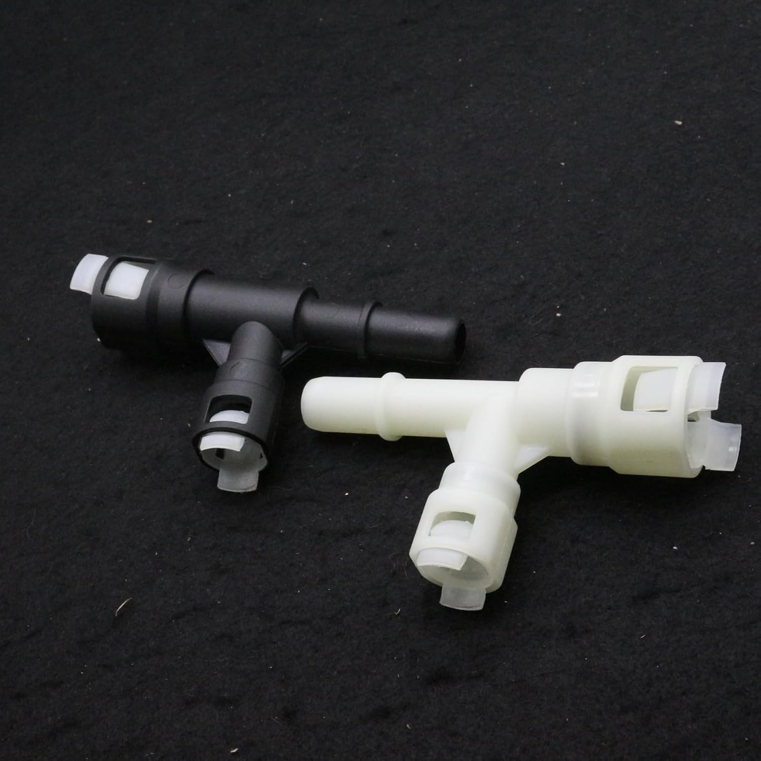 1 Set Auxiliary HVAC Heater Inlet Hose Tee Connector Kit Plastic Black White 15055342 15055343 For Cadillac Escalade 2002-2014 For Chevrolet Silverado 2007-2010 2013-2014 For Chevrolet Suburban
