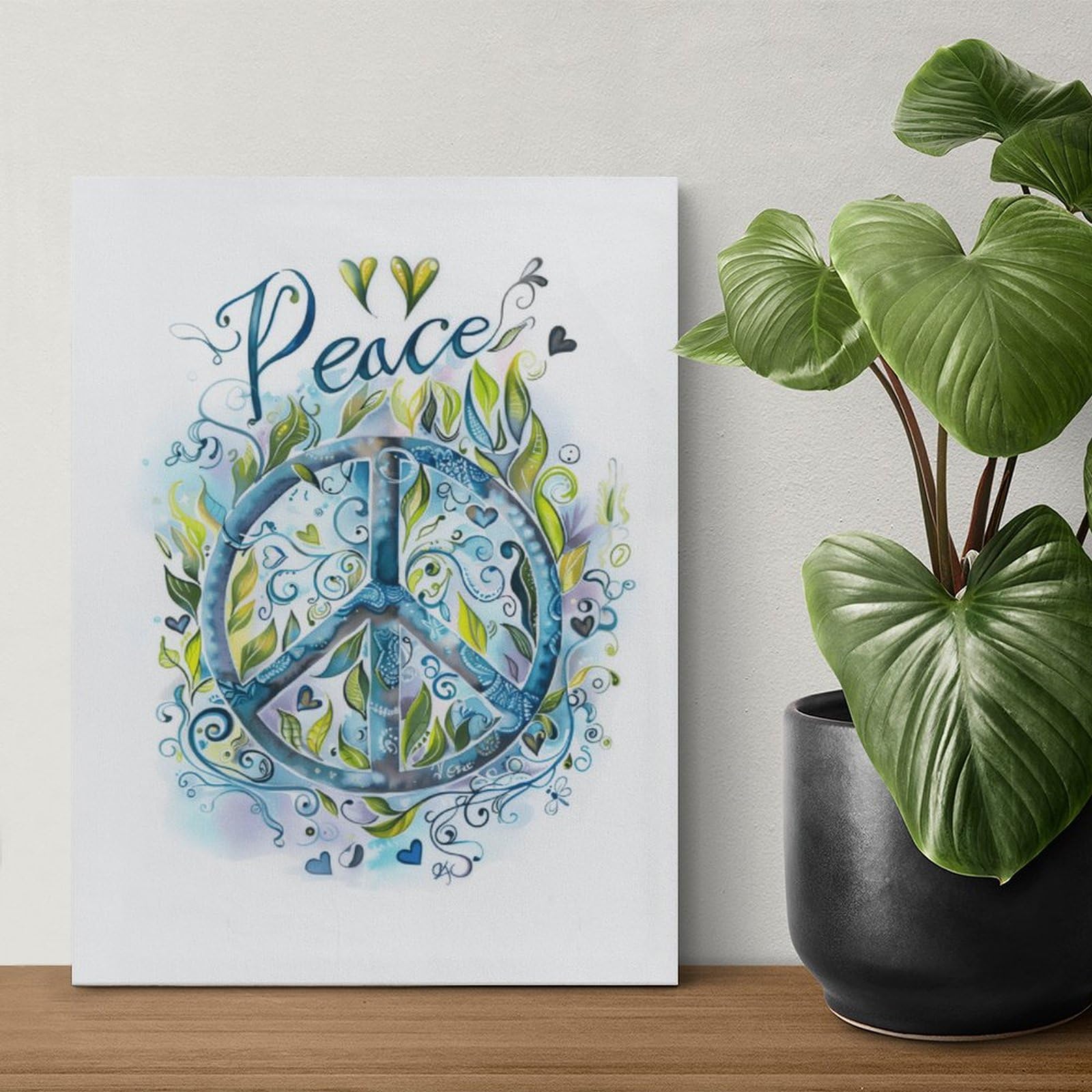 Amazon.com: Pfofrlofafa Love Swirl Peace Symbol Paint by Numbers