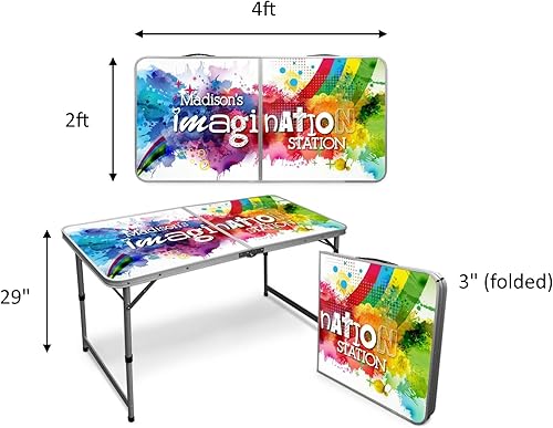 Miniatura 2 de Infusion Mesa de artes y actividades plegable de 4 pies