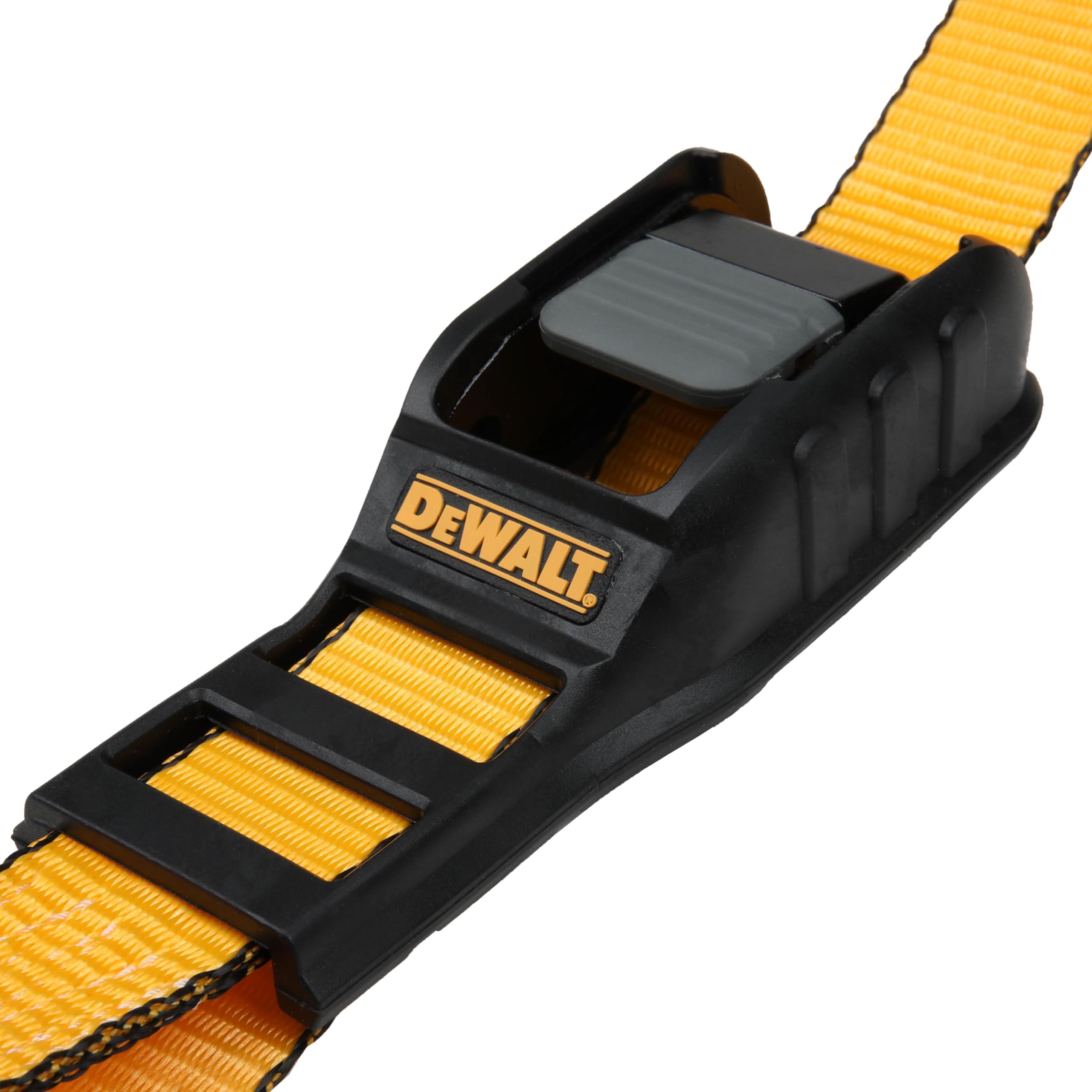DEWALT DXBC90046 - Cinghie di ancoraggio di alta qualità, 3,2 x 3,2 cm, carico di lavoro sicuro 303,9 kg, resistenza alla rottura 0,9 kg, confezione da 2