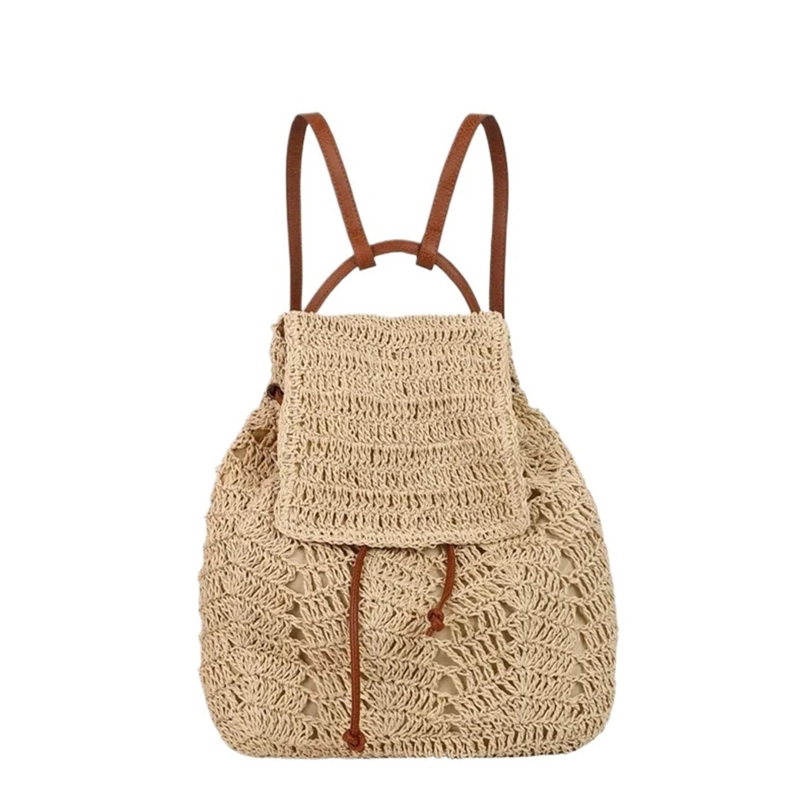 Zaino alla moda in tessuto cavo for le vacanze al mare