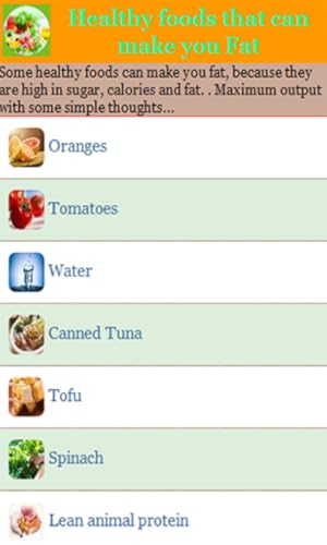 Healthy foods that can make you Fat