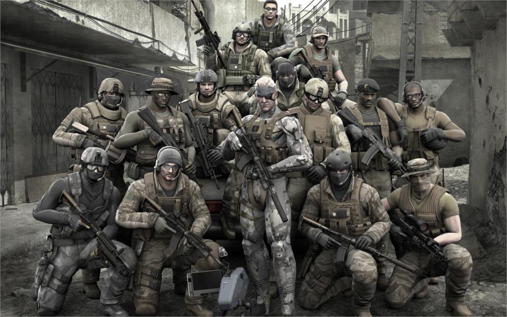 Da Bang Metal Gear Solid 4 Guns Of The Patriots Soldiers 20X30 Inch Poster Print: Posters & Prints