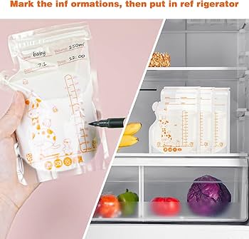 Bolsas Para Leche Materna - 100 Unidades, 250 Ml Cada Una