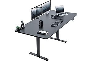 VIVO Height Adjustable 72 inch Desk