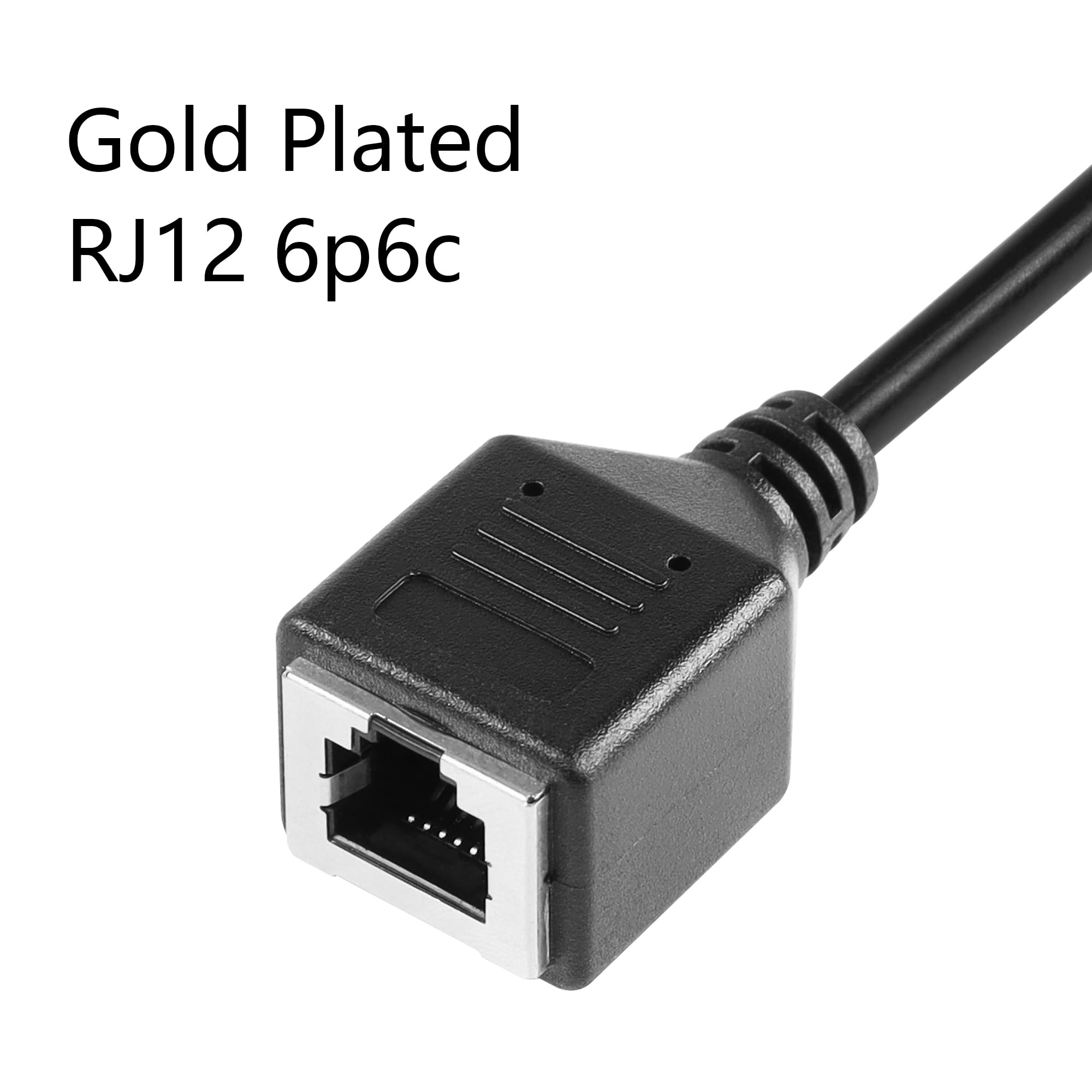 Cavo Di Estensione Telefonico RJ12 6P6C Con Interruttore - 1,5 Metri Maschio/Femmina | Per Telefoni Fissi E Fax - Foto 4