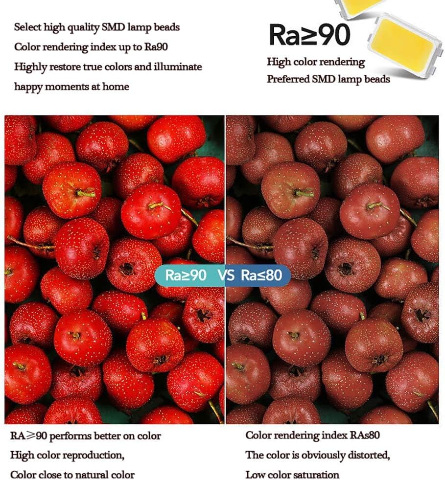 USMJQVZ 5W,9W,12W,18W LED Round Recessed Lighting, Ultra-Thin LED Light Retrofit Downlight 3.5 inch White Aluminum LED Ceiling Light Panel Baffle Trim for Home Improved 3 Pack