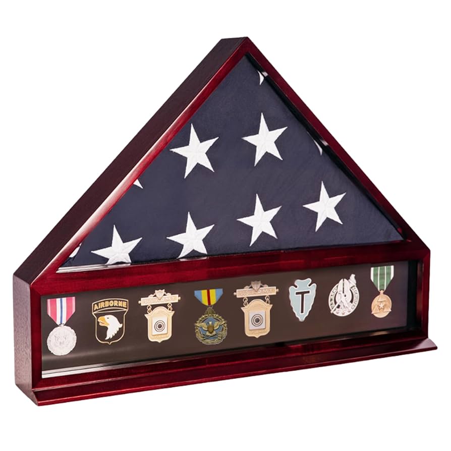35TH ANNIVERSARY MEMORIAL BOX HIDEKI CO… Amazon.com: Zmiky Veteran Burial Flag Display Case American