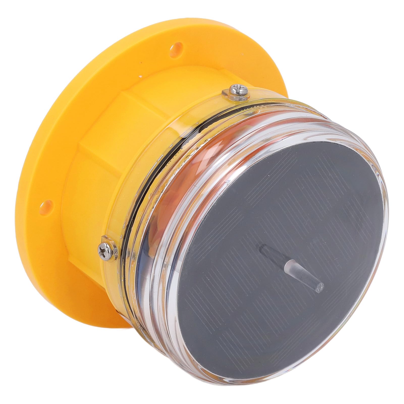 Alomejor Luce di Navigazione Solare, Impermeabile IP67, Visibilità 360°, | Pannello solare ad alta conversione, portata visibile 2,5 nm, materiale PC resistente ai raggi UV, basso consumo