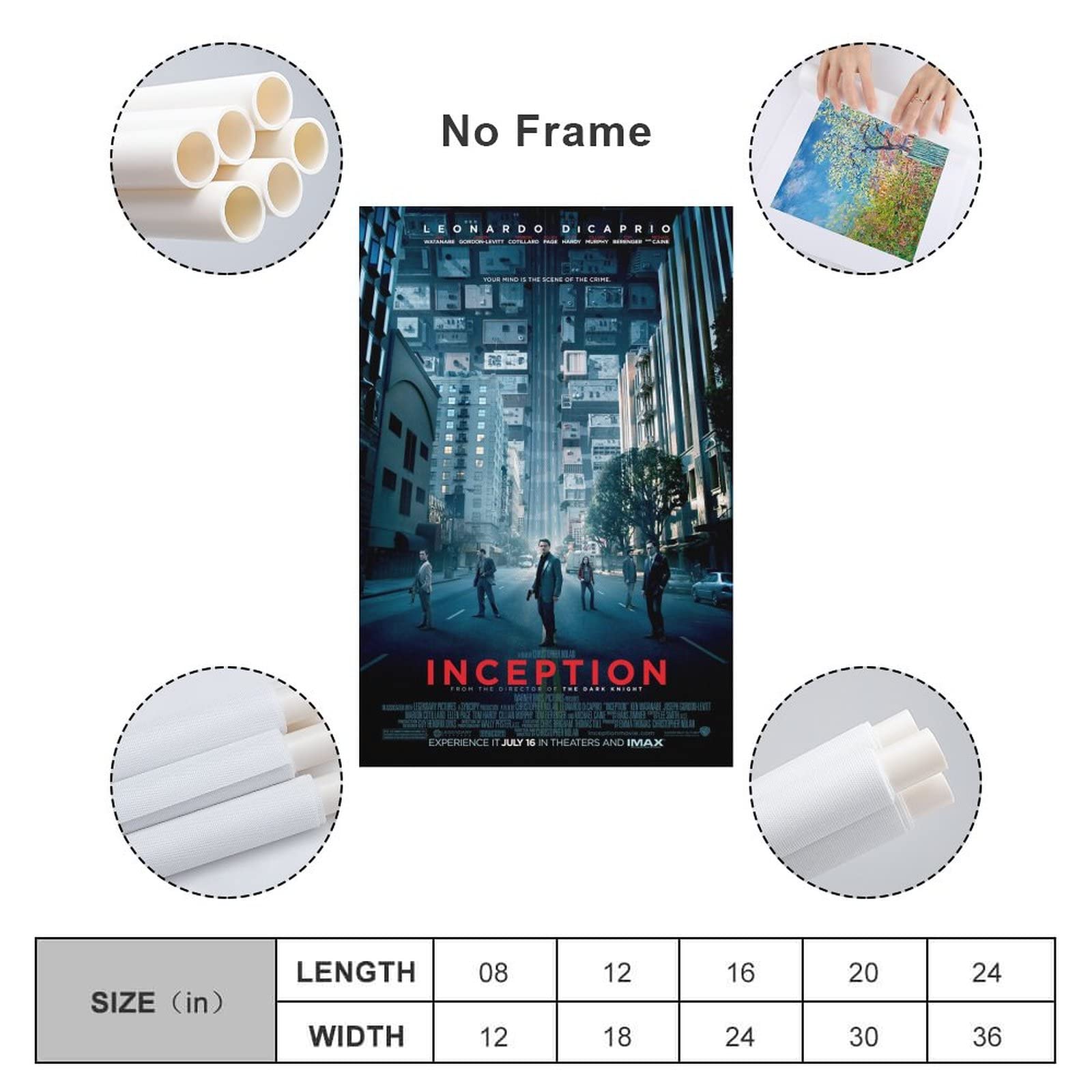 Amazon.co.jp: 映画ポスター インセプション INCEPTION レオナルド