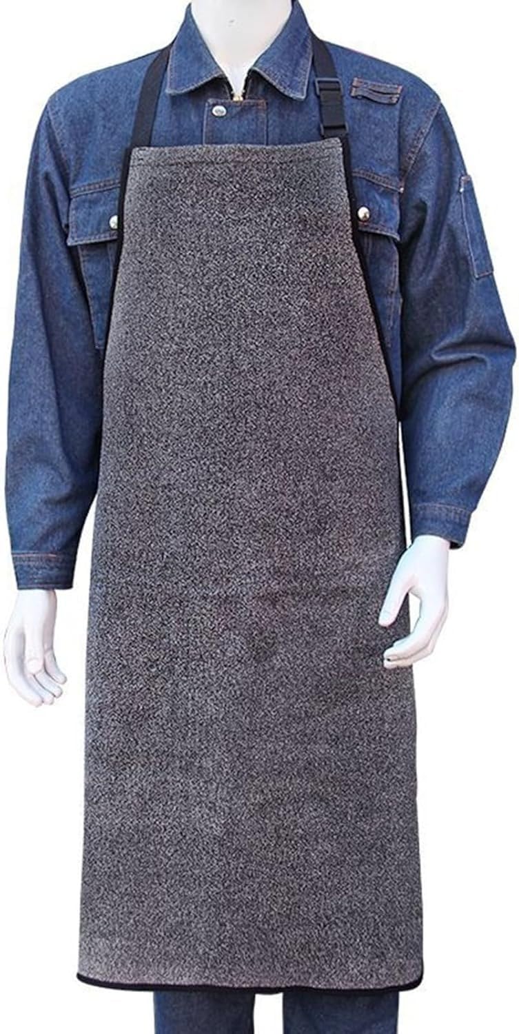 Delantal De Seguridad Para Carnicero, Ropa Resistente A Cortes, Delantal De Trabajo Protector, Resistente Al Desgaste Y A Las Puñaladas,Ropa Anticorte Resistente A Cortes,Ajustable A5(70x86CM)