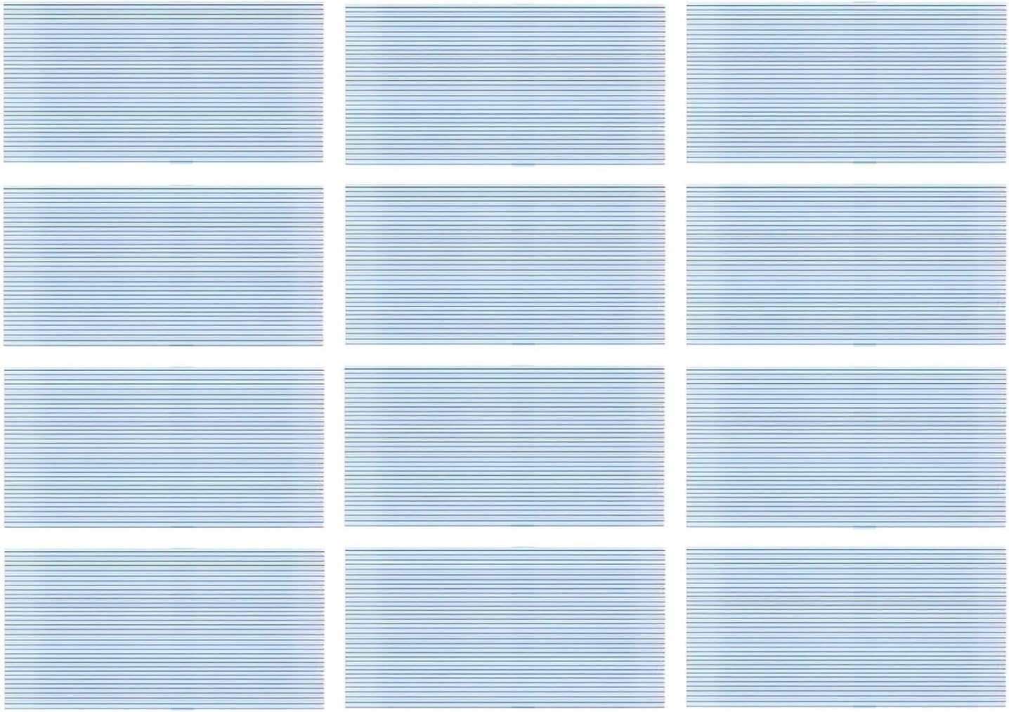 Generic 60x120cm Polycarbonate Greenhouse Panels Transparent Multifunctional Replacement Rainproof Corrugated for Garden Fences, 12Pcs