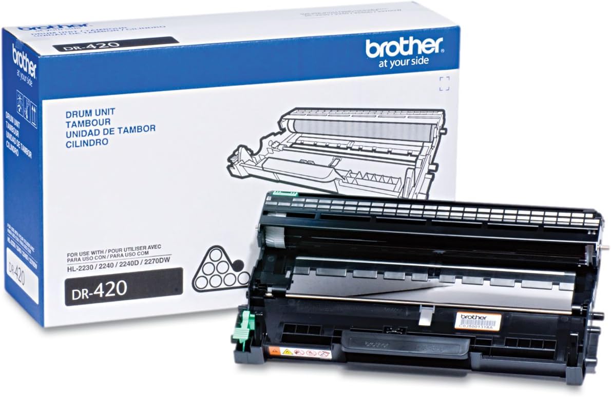 Brother Genuine DR420 Drum Unit 12000 Page-Yield Black