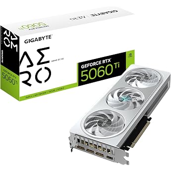 GIGABYTE NVIDIA GeForce RTX 5060 Ti 搭載 グラフィックボード GDDR7 8GB Gigabyte 【国内正規代理店品】GV-N506TAERO OC-8GD