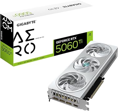GIGABYTE NVIDIA GeForce RTX 5060 Ti     GDDR7 8GB Gigabyte  GV-N506TAERO OC-8GD