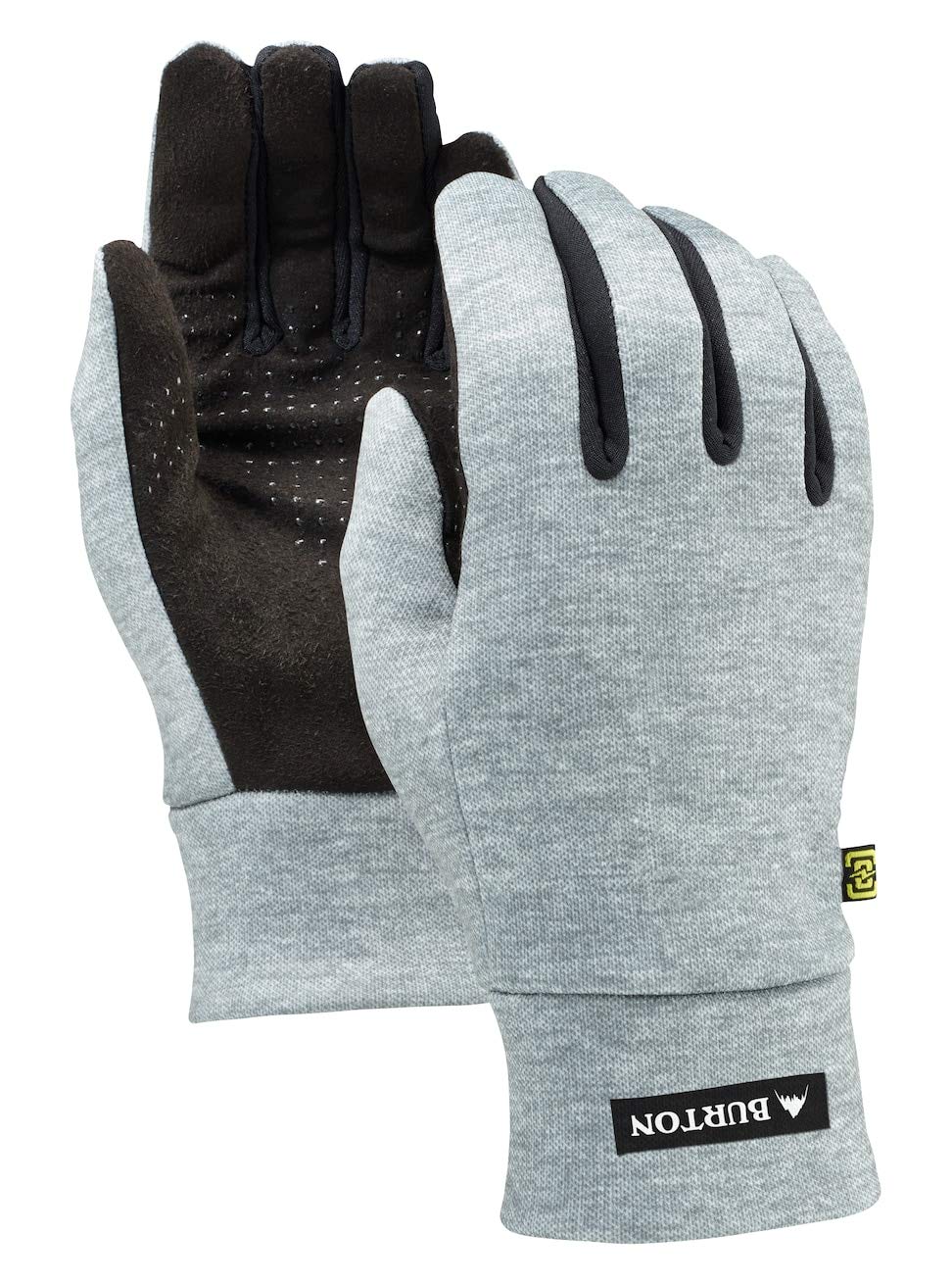 Burton Men's Touch N Go Glove Liners Touchscreen Control (Heathered Grey, XL)